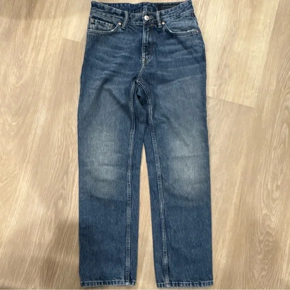 AllSaints Ava Straight Women’s Jeans Size 26 Great Condition - Picture 2 of 6